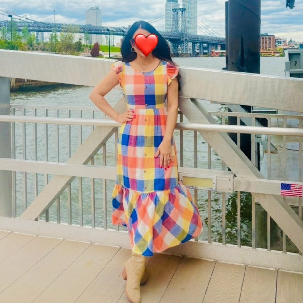 Plaid Maxi Dress